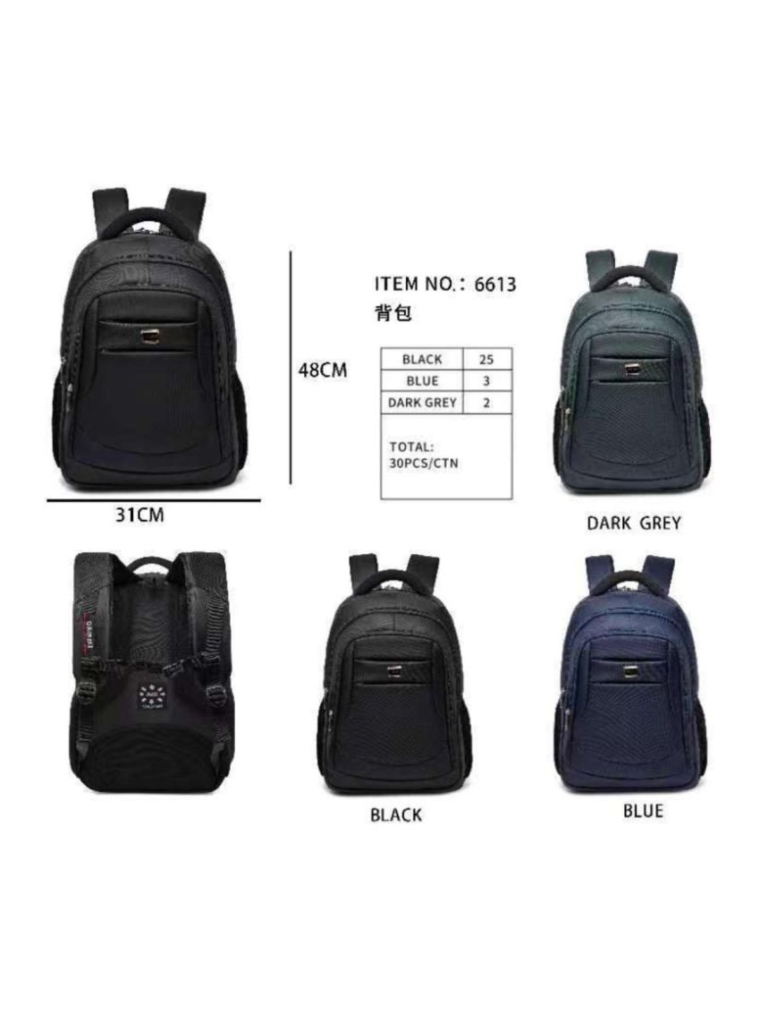 Zaino Per Sport Viaggio Scuola Lavoro per MacBook Pro , IPad e notebook 00074-NERO