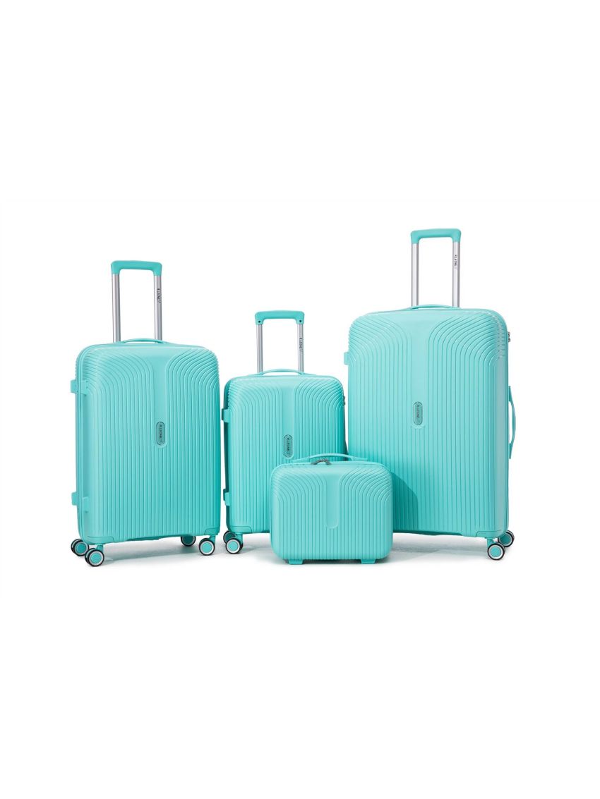 Valigia Fino Set 4Trolley Rigido grande, medio, picco beauty 8 ruote in ABS 6060