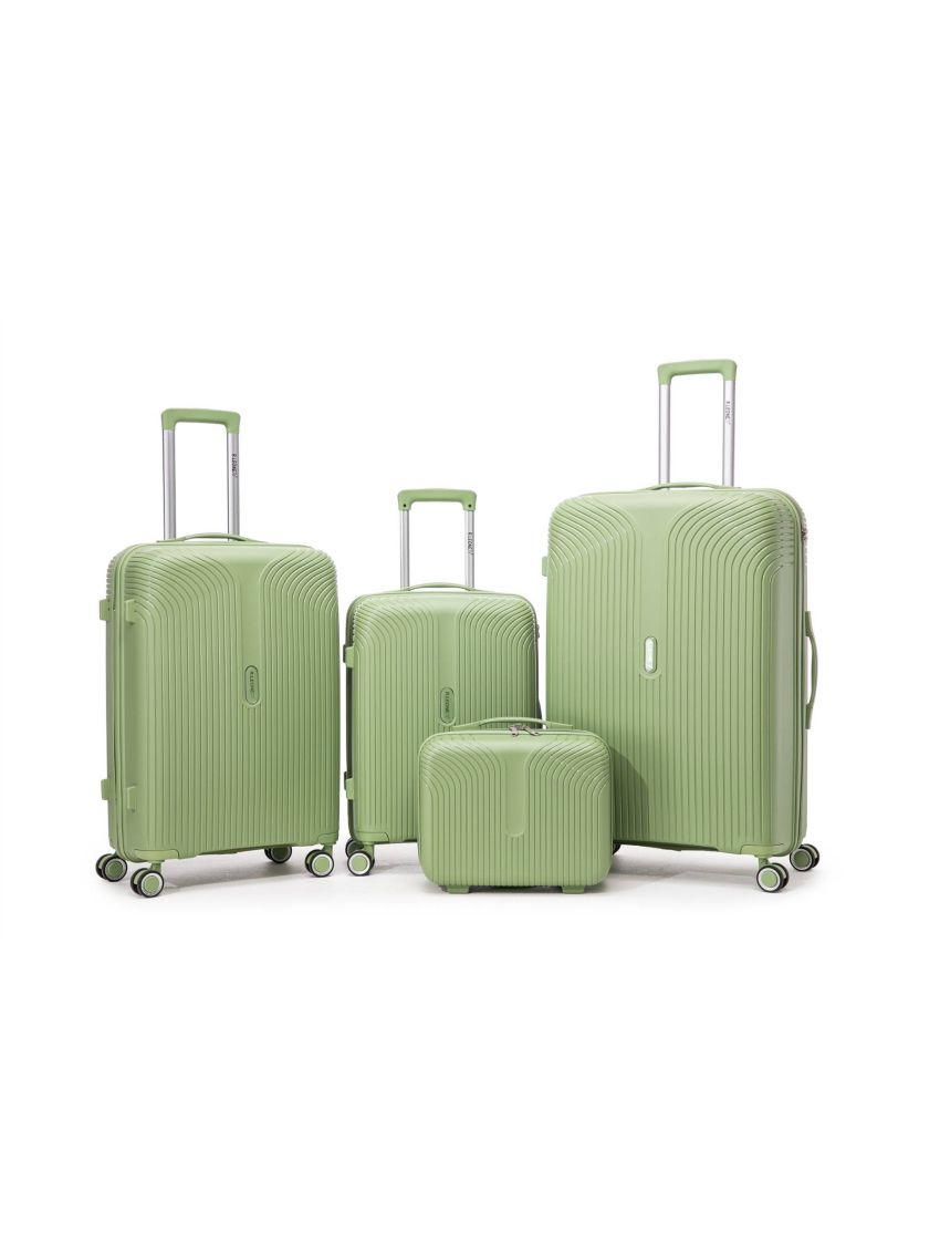 Valigia Fino Set 4Trolley Rigido grande, medio, picco beauty 8 ruote in ABS 6060