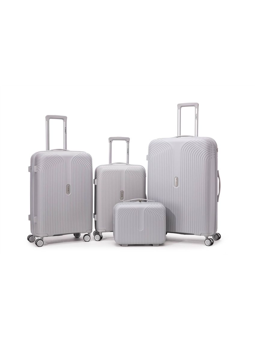 Valigia Fino Set 4Trolley Rigido grande, medio, picco beauty 8 ruote in ABS 6060