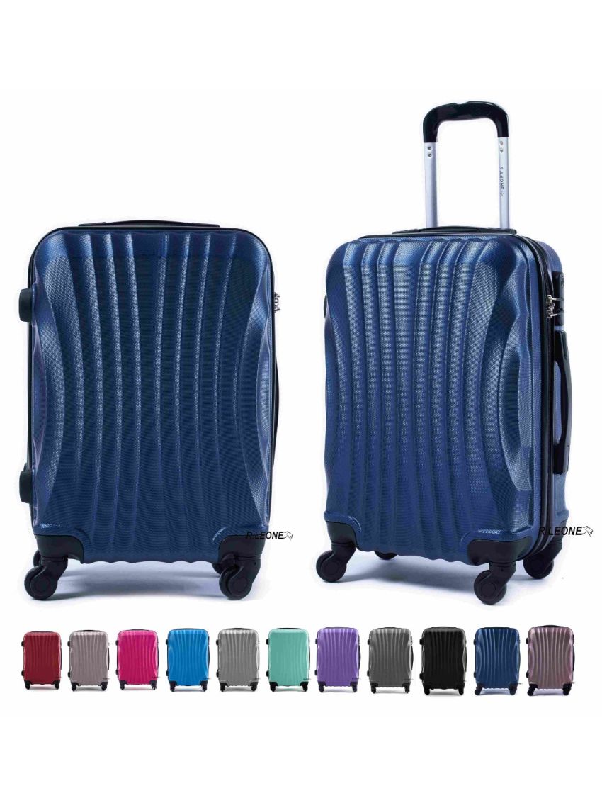 R.Leone Valigia bagaglio a mano 55x40x23 cm Wizz, ITA Airways  in ABS 2037AR