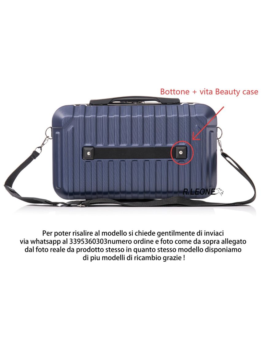 Bottone, vita, Elastico Beauty case Accessori ricambio R.Leone