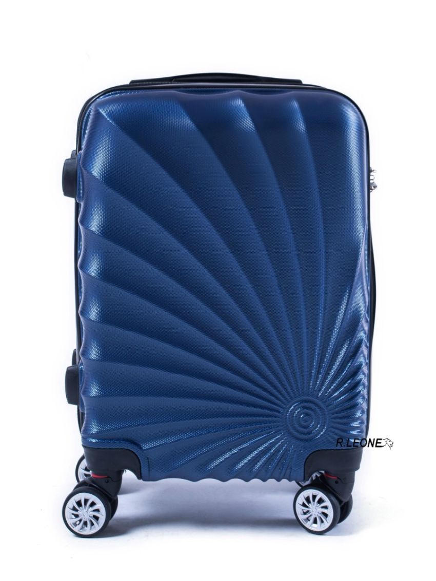 Valigia 1 Fino Set 4Trolley Rigido grande, medio, picco beauty 8 ruote in ABS 2092 R.LEONE