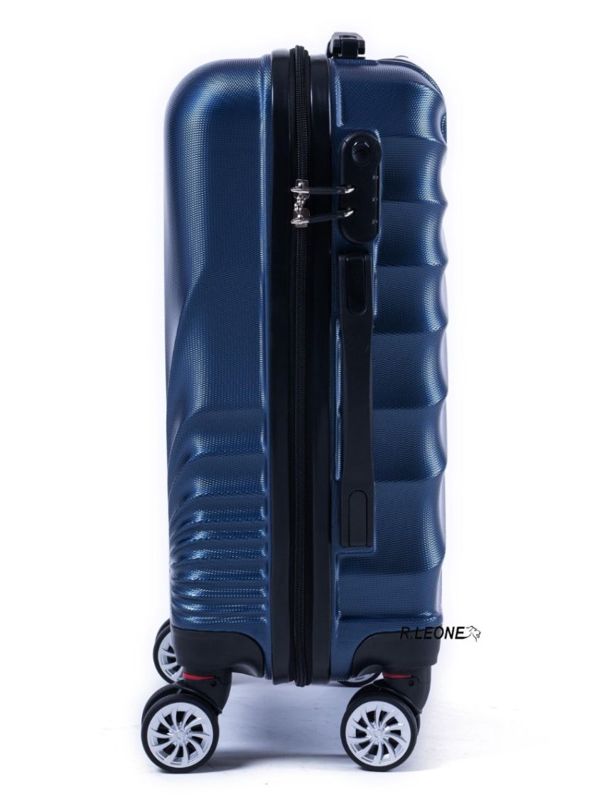 Valigia 1 Fino Set 4Trolley Rigido grande, medio, picco beauty 8 ruote in ABS 2092 R.LEONE