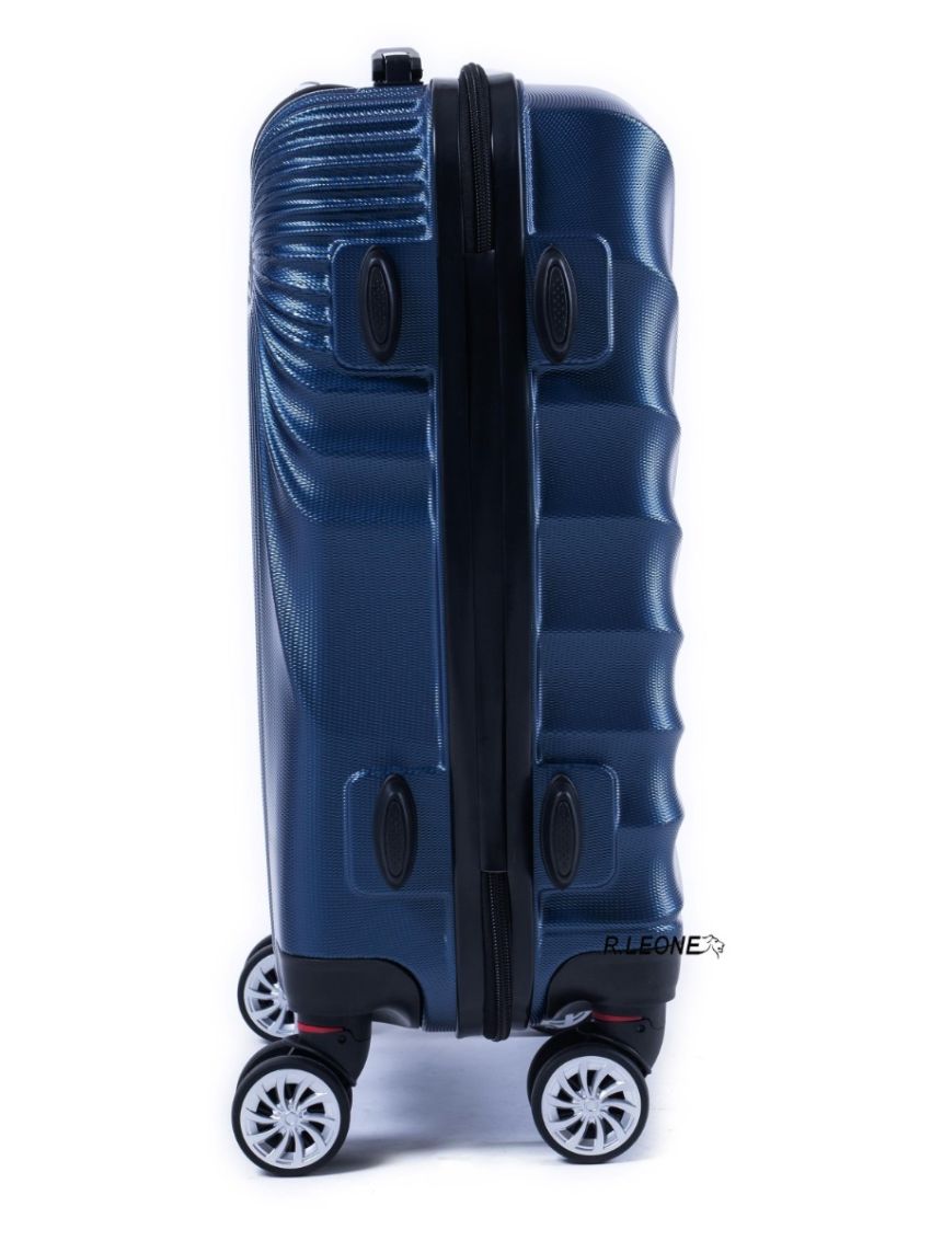 Valigia 1 Fino Set 4Trolley Rigido grande, medio, picco beauty 8 ruote in ABS 2092 R.LEONE