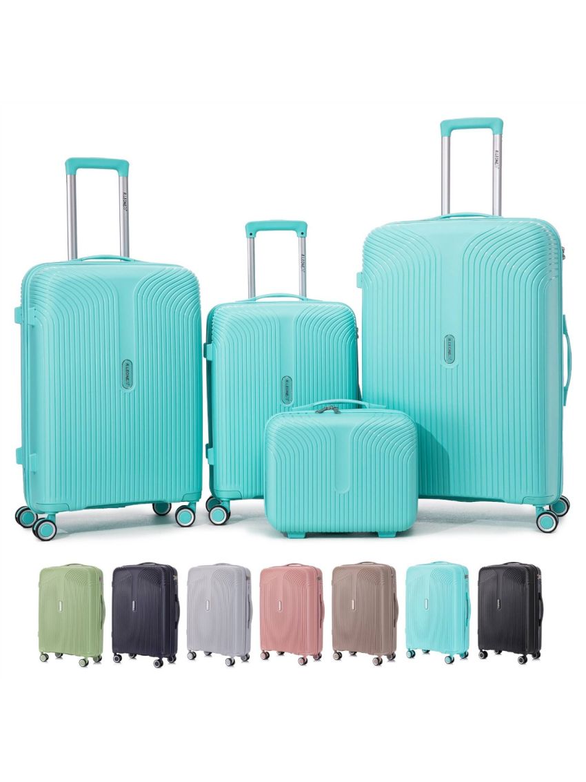 Valigia Fino Set 4Trolley Rigido grande, medio, picco beauty 8 ruote in ABS 6060