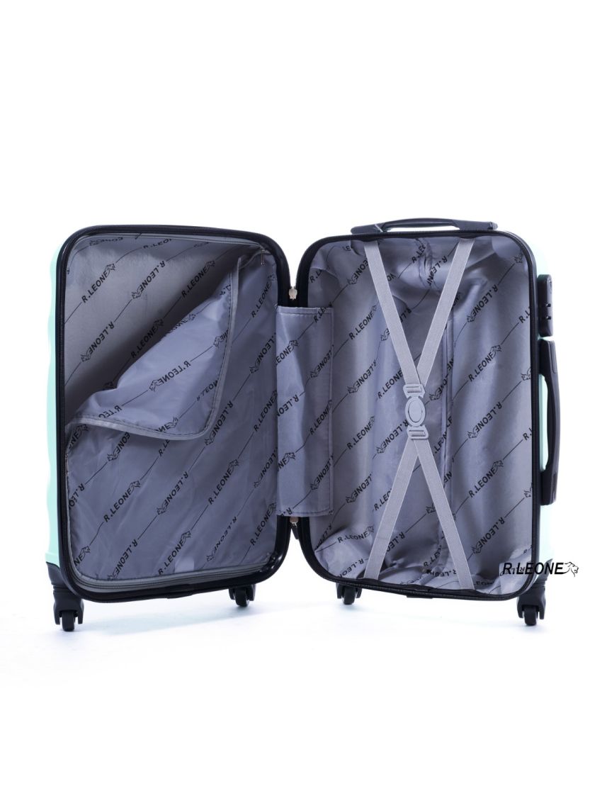 R.Leone Valigia bagaglio a mano 55x40x23 cm Wizz, ITA Airways  in ABS 2037AR