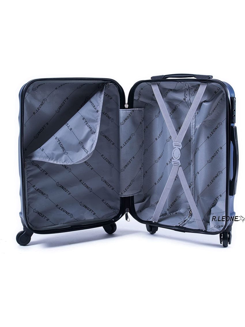 VALIGIA BAGAGLIO A MANO ADATTO RYANAIR 55x40x20 EASYJET 45X36X20 4 RUOTE 2037