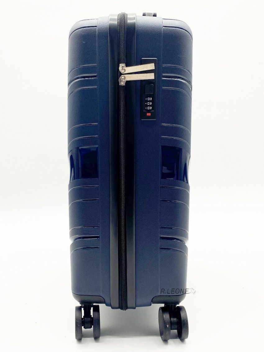 Valigia Trolley Fino Set 3 in Polipropilene 8 Ruote Autonome ultra resistente725