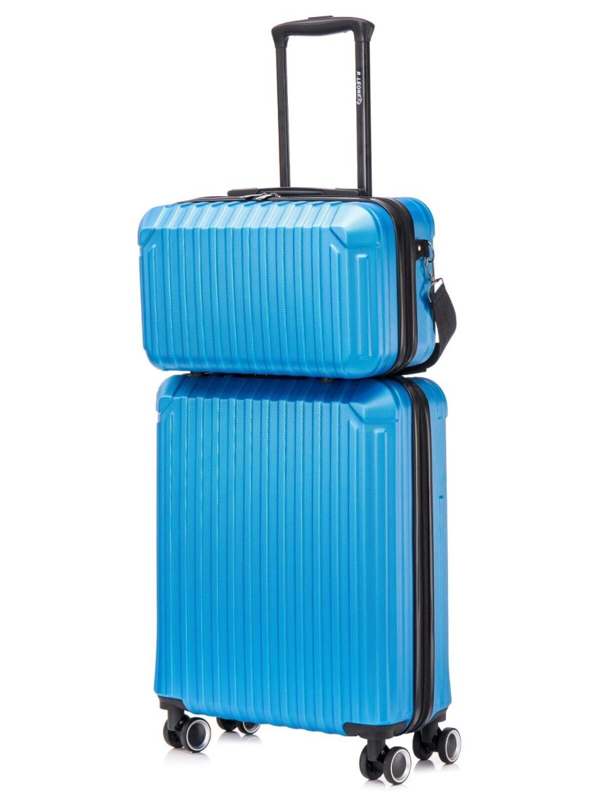 Valigia 55x40x20 o 40x20x25 cm Ryanair Trolley o Beauty Bagaglio a mano ABS 2208