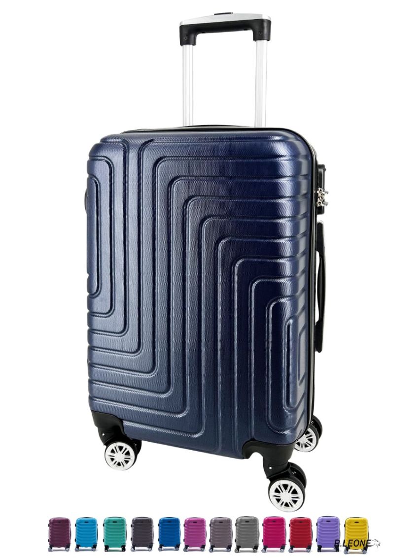 R.Leone Valigia EXTRA LARGE 85x55x31 Ultra Grande Espandibile XXL 4 ruote in ABS 590