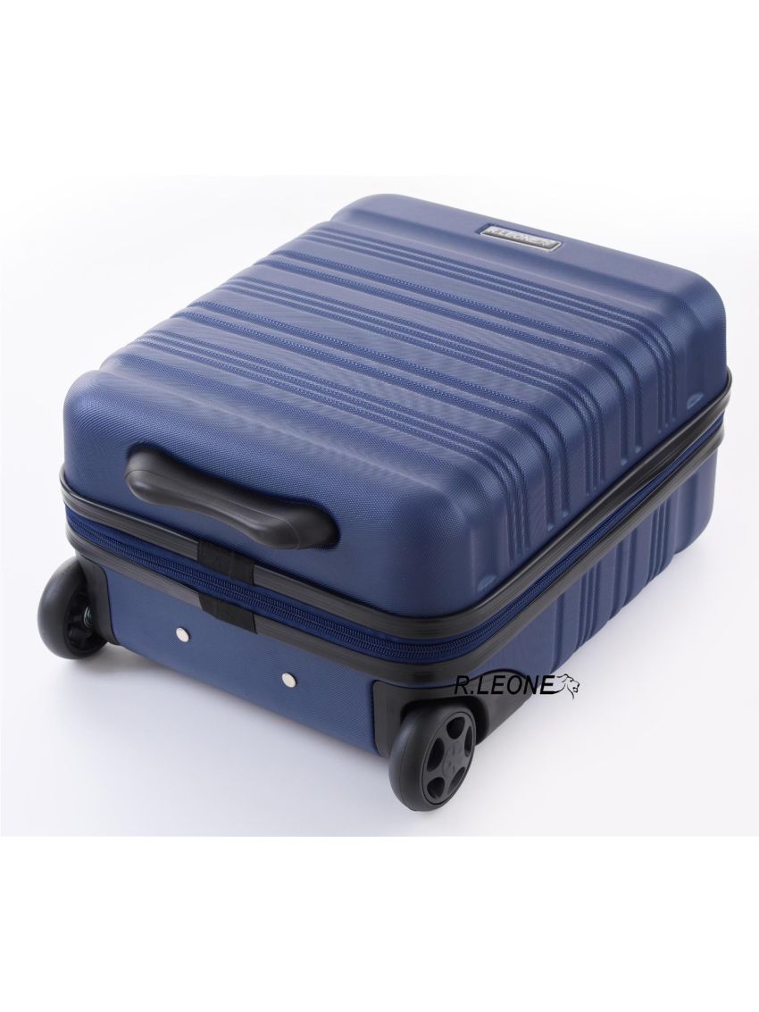 R.Leone Bagaglio a Mano 40x30x20cm Wizzair Vueling 2 Ruota in ABS 915