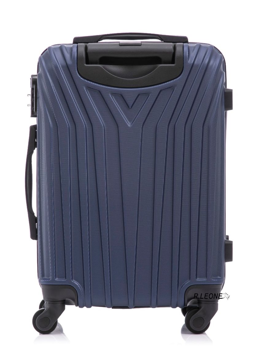 R.Leone Valigia da 1 Fino a Set 4 Trolley Rigido grande, medio, bagaglio a mano e bagaglio EasyJet 45X36X20cm 4 ruote in ABS 9002