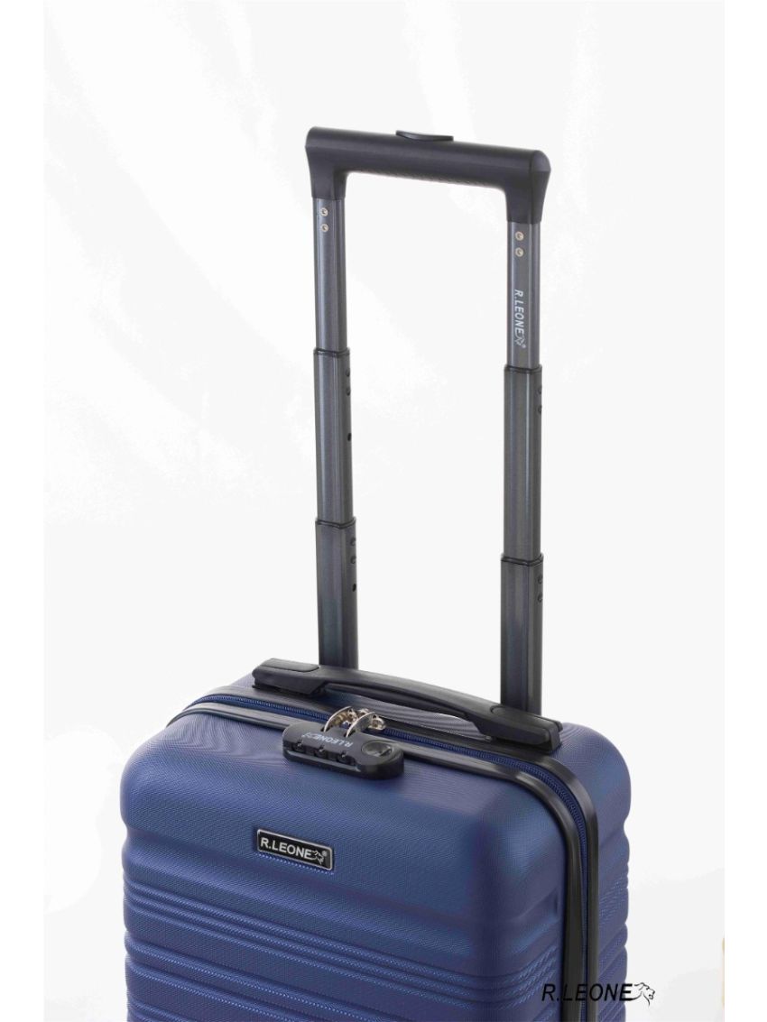 R.Leone Bagaglio a Mano 40x30x20cm Wizzair Vueling 2 Ruota in ABS 915