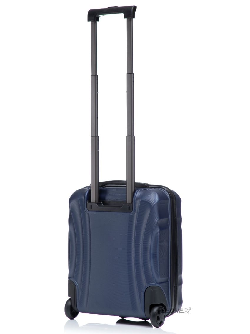 R.Leone Valigia da 1 Fino a Set 4 Trolley Rigido grande, medio, bagaglio a mano 55x40x23 cm Wizz, ITA Airways e bagaglio 45x36x20 cm EasyJet in ABS 8005