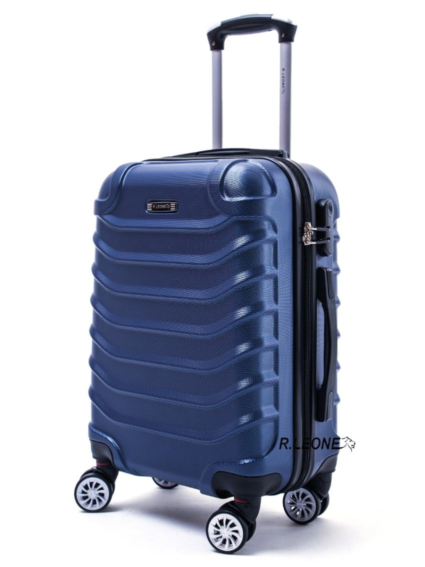 R.Leone Valigia da 1 pezzo Fino a Set 4 Trolley Rigido grande, medio, bagaglio a mano e beauty case 4 ruote in ABS 2026