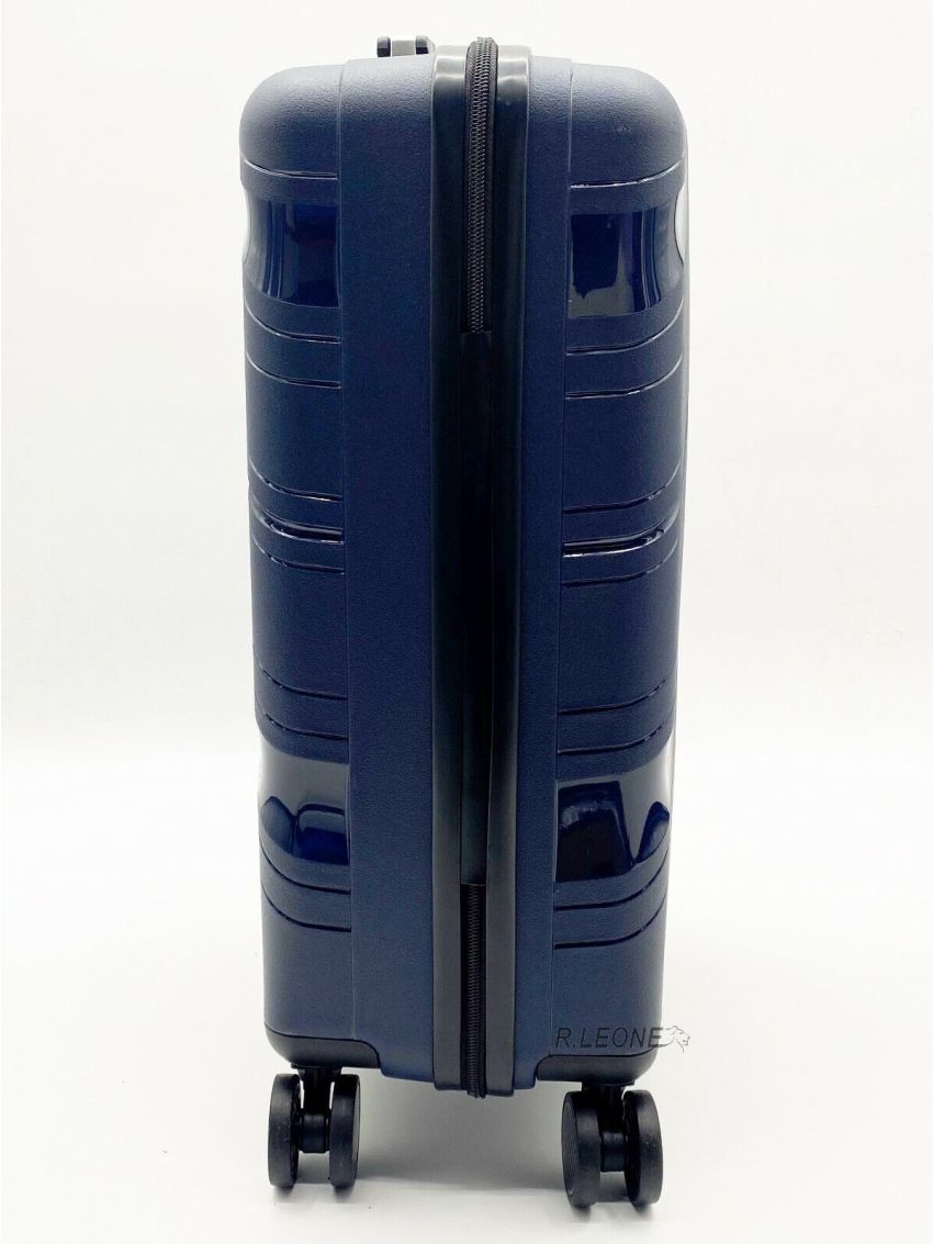 Valigia Trolley Fino Set 3 in Polipropilene 8 Ruote Autonome ultra resistente725