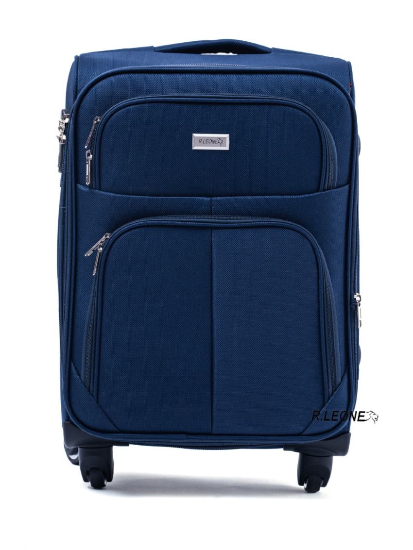 R.Leone Valigia EXTRA LARGE 85x52x45 Ultra Grande Espandibile XXL 4 ruote in stoffa 214