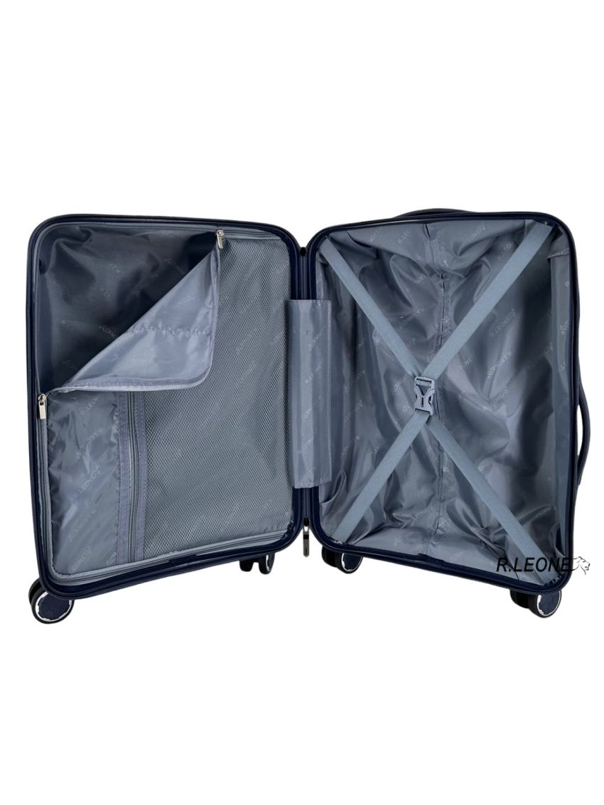 Valigia Trolley Fino a Set 3 in Polipropilene 8 Ruote Autonome TSA 8803