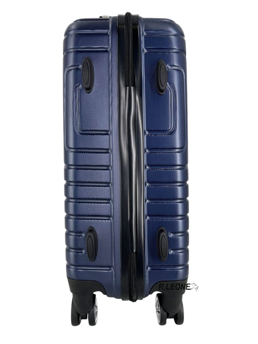 R.Leone Valigia da 1 pezzo Fino a Set 3 Trolley Rigido grande, medio, bagaglio a mano 4 ruote in ABS 590