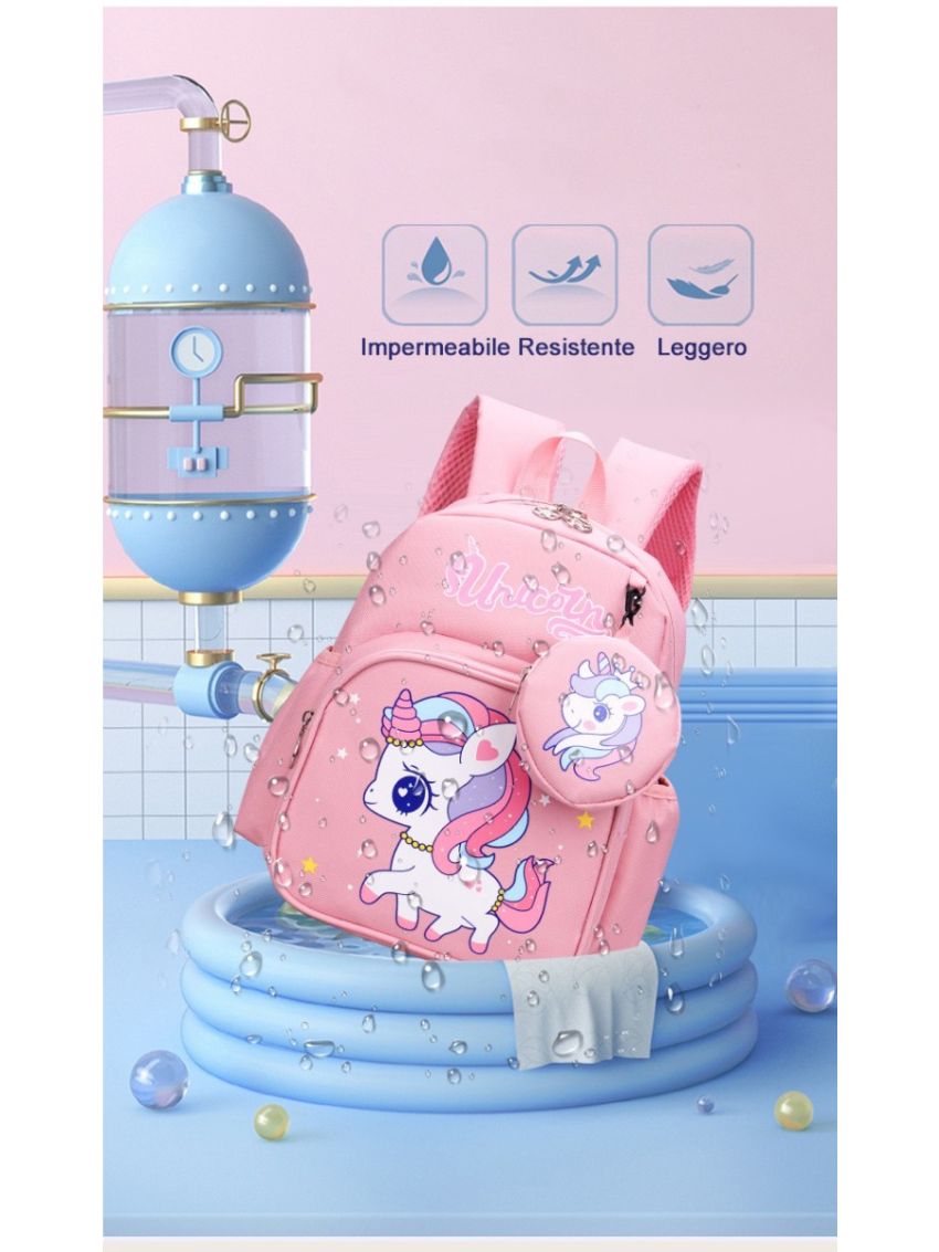 R.Leone Valigia Cavalcabile Bambino Bambina Ryanair 55x40x20cm + Zaino 311