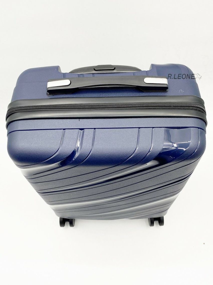 Valigia Trolley Fino Set 3 in Polipropilene 8 Ruote Autonome ultra resistente725