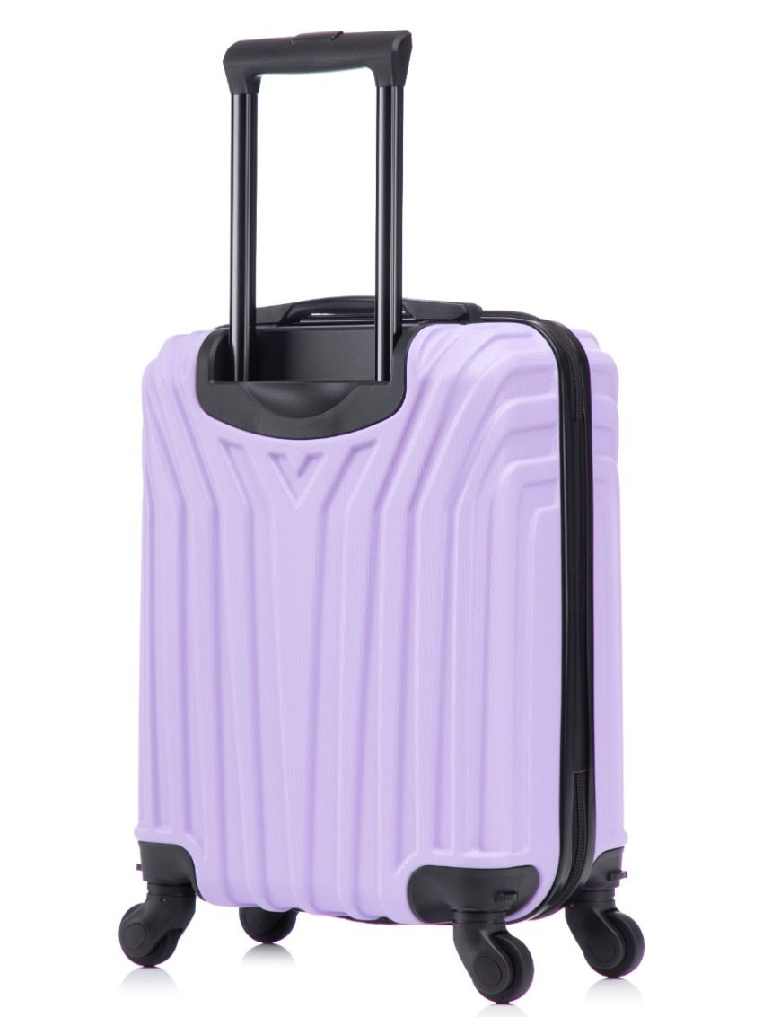 R.Leone Valigia da 1 Fino a Set 4 Trolley Rigido grande, medio, bagaglio a mano 55x40x23 cm Wizz, ITA Airways e bagaglio 45x36x20 cm EasyJet in ABS 9001 NEW